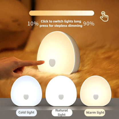 RGB Sleep White Noise Machine with Soothing Sound Touchable Rechargeable LED Night Light Relaxing Audio & Sleep Lamp for Baby